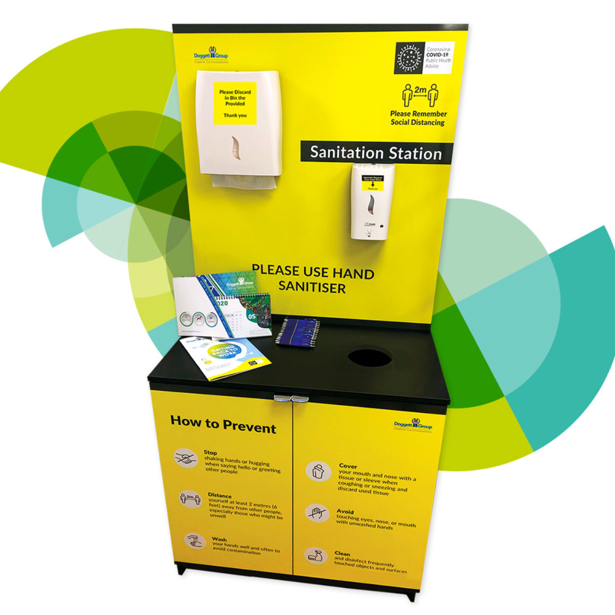 Covid-19 Combined Hand Sanitising Station